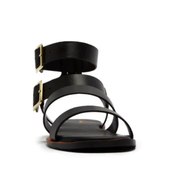 !! NEW !! Strappy Gladiator Sandals in Black - Picture 6 of 12